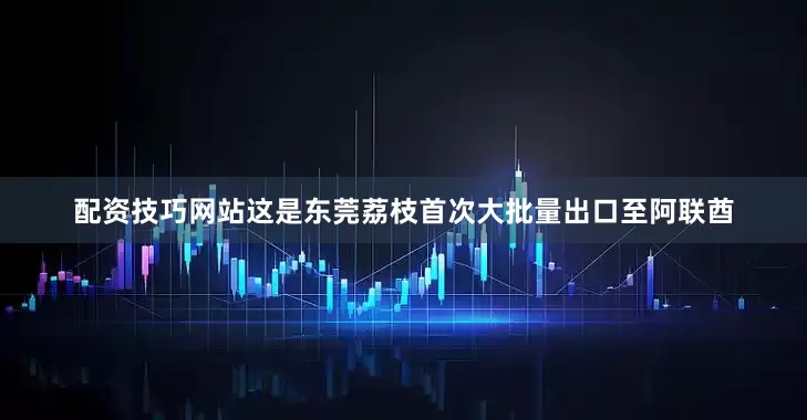 配资技巧网站这是东莞荔枝首次大批量出口至阿联酋