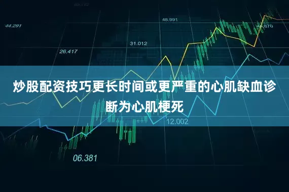 炒股配资技巧更长时间或更严重的心肌缺血诊断为心肌梗死